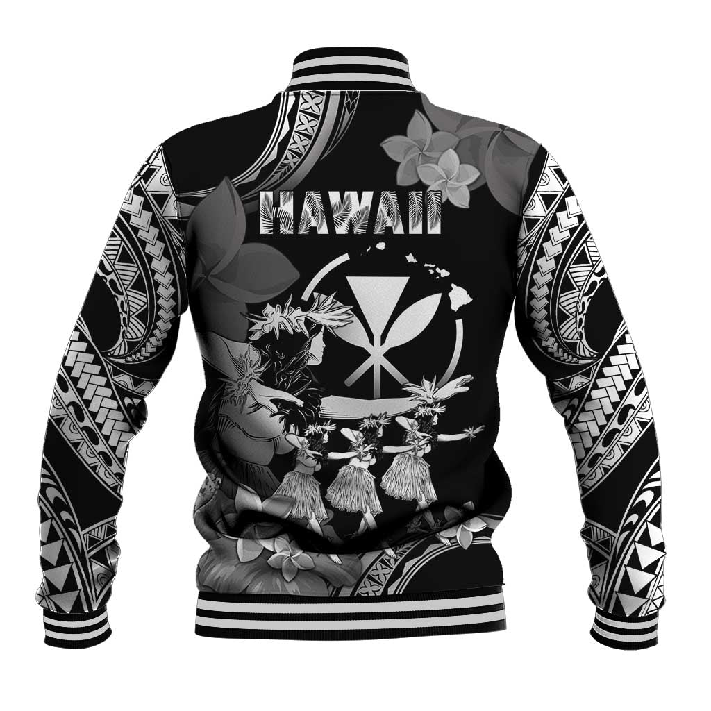 Hawaii Beautiful Hula Dancers Baseball Jacket With Ipu Keke And Pahu Drum LT05 - Polynesian Pride