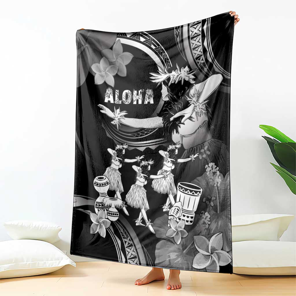 Hawaii Beautiful Hula Dancers Blanket With Ipu Keke And Pahu Drum LT05 - Polynesian Pride