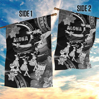 Hawaii Beautiful Hula Dancers Garden Flag With Ipu Keke And Pahu Drum LT05 - Polynesian Pride