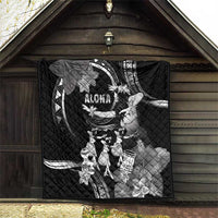 Hawaii Beautiful Hula Dancers Quilt With Ipu Keke And Pahu Drum