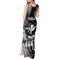 Hawaii Beautiful Hula Dancers Tank Maxi Dress With Ipu Keke And Pahu Drum LT05 - Polynesian Pride