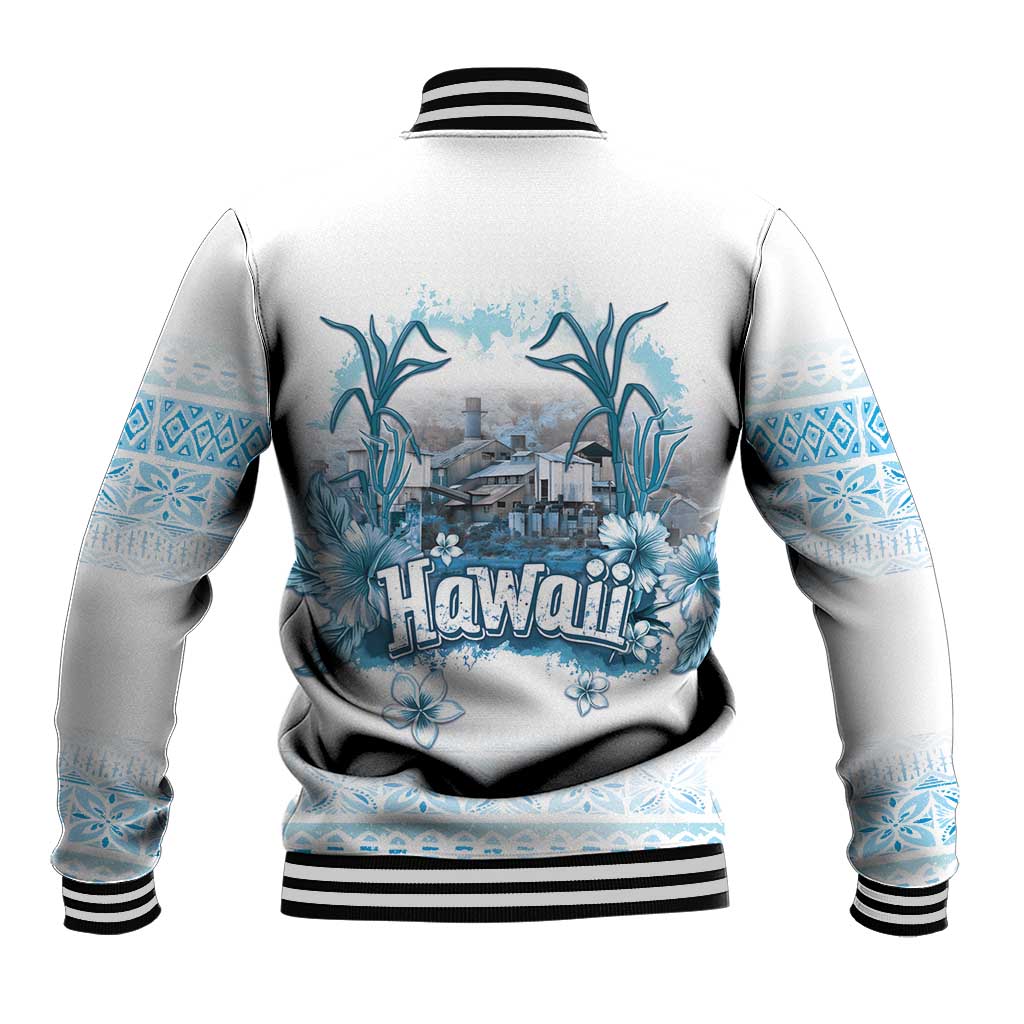 Hawaii Sugar Plantation Baseball Jacket With Hawaiian Tapa Pattern LT05 - Polynesian Pride