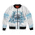 Hawaii Sugar Plantation Bomber Jacket With Hawaiian Tapa Pattern