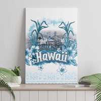 Hawaii Sugar Plantation Canvas Wall Art With Hawaiian Tapa Pattern LT05 - Polynesian Pride