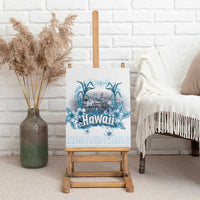 Hawaii Sugar Plantation Canvas Wall Art With Hawaiian Tapa Pattern LT05 - Polynesian Pride