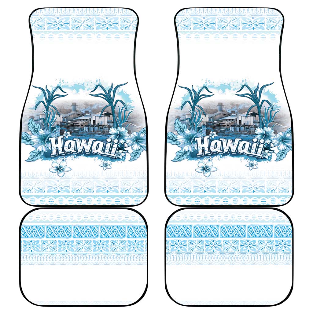 Hawaii Sugar Plantation Car Mats With Hawaiian Tapa Pattern