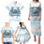 Hawaii Sugar Plantation Family Matching Puletasi and Hawaiian Shirt With Hawaiian Tapa Pattern