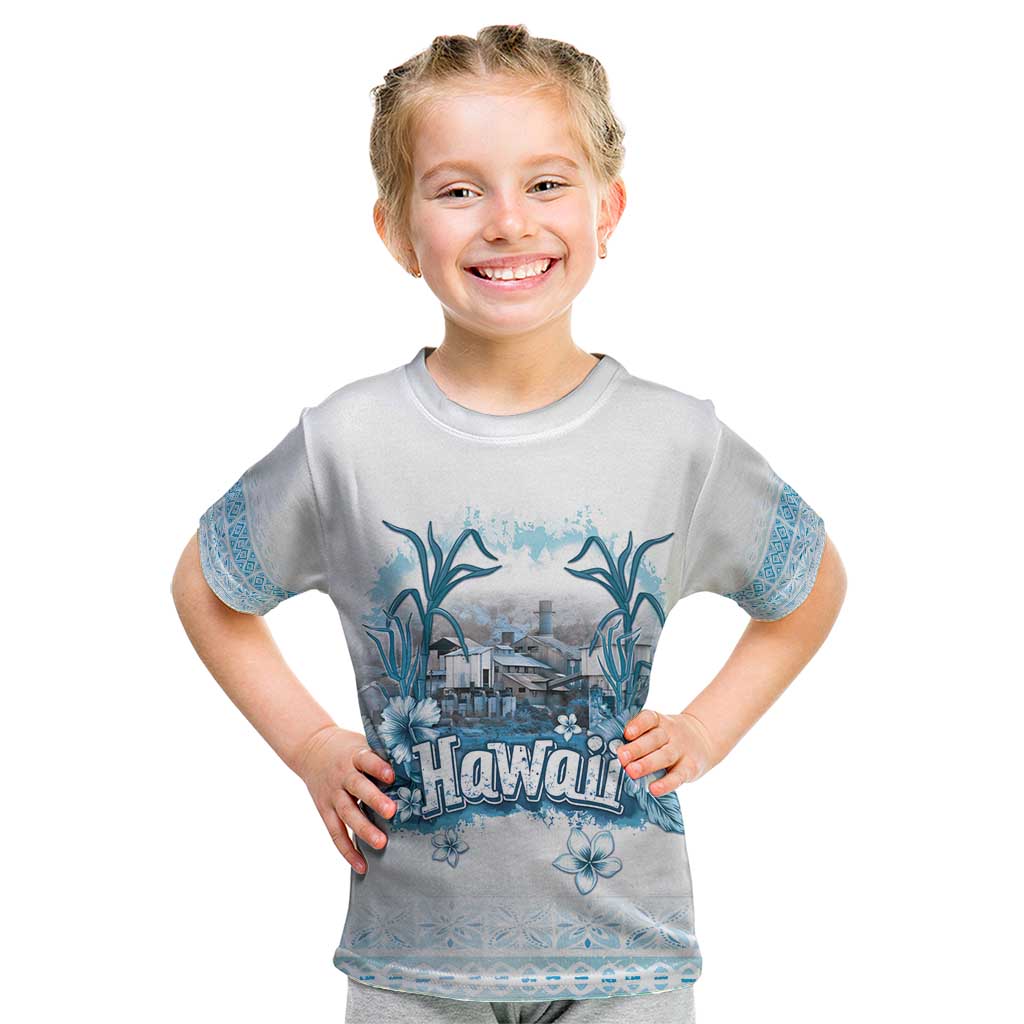 Hawaii Sugar Plantation Kid T Shirt With Hawaiian Tapa Pattern