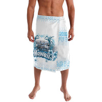 Hawaii Sugar Plantation Lavalava With Hawaiian Tapa Pattern LT05 White - Polynesian Pride