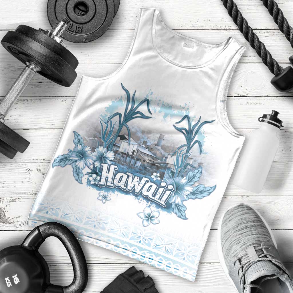 Hawaii Sugar Plantation Men Tank Top With Hawaiian Tapa Pattern LT05 - Polynesian Pride