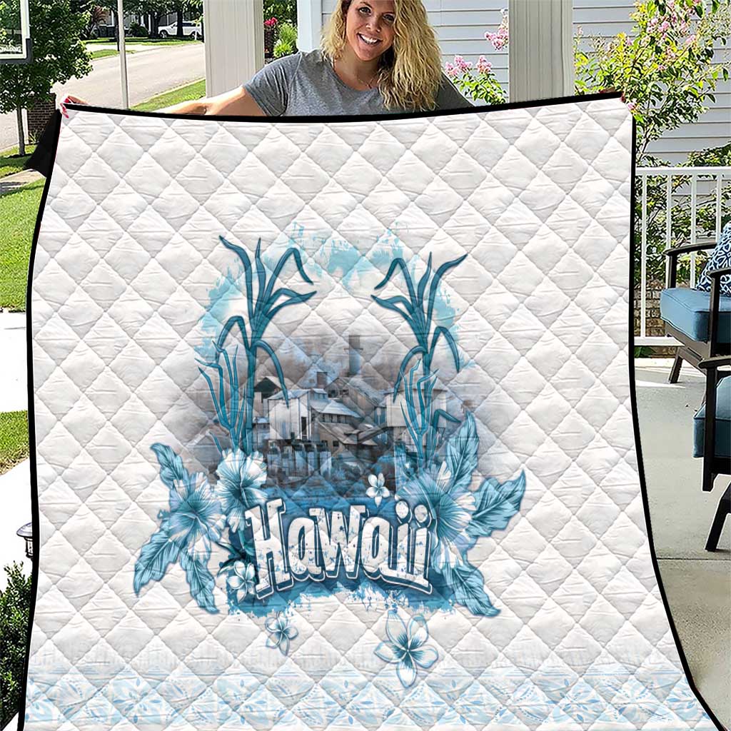 Hawaii Sugar Plantation Quilt With Hawaiian Tapa Pattern