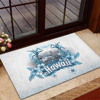 Hawaii Sugar Plantation Rubber Doormat With Hawaiian Tapa Pattern LT05 - Polynesian Pride