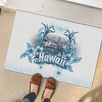 Hawaii Sugar Plantation Rubber Doormat With Hawaiian Tapa Pattern LT05 - Polynesian Pride