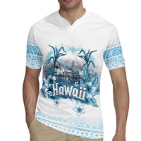 Hawaii Sugar Plantation Rugby Jersey With Hawaiian Tapa Pattern LT05 - Polynesian Pride