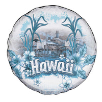 Hawaii Sugar Plantation Spare Tire Cover With Hawaiian Tapa Pattern LT05 - Polynesian Pride