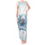 Hawaii Sugar Plantation Tank Maxi Dress With Hawaiian Tapa Pattern