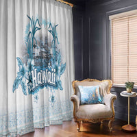 Hawaii Sugar Plantation Window Curtain With Hawaiian Tapa Pattern LT05 - Polynesian Pride