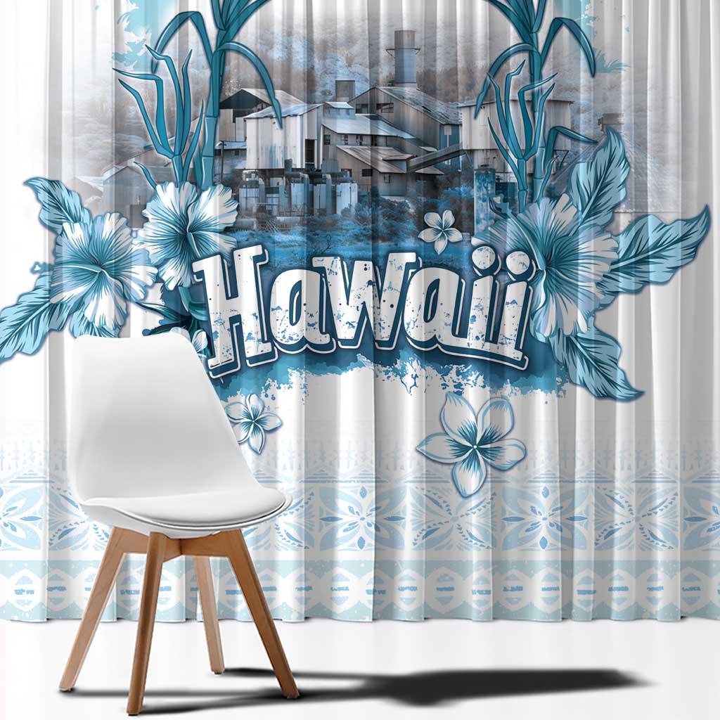 Hawaii Sugar Plantation Window Curtain With Hawaiian Tapa Pattern LT05 - Polynesian Pride