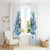 Hawaii Sugar Plantation Window Curtain With Hawaiian Tapa Pattern