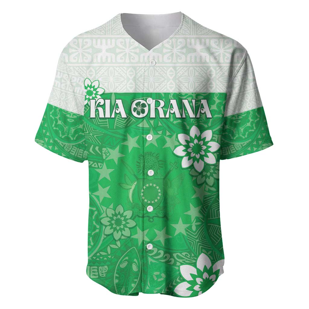 Cook Islands Maori Language Week Baseball Jersey Pacific Tapa Pattern