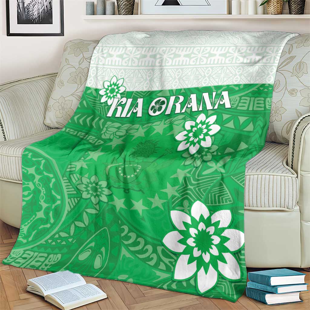 Cook Islands Maori Language Week Blanket Pacific Tapa Pattern LT05 - Polynesian Pride