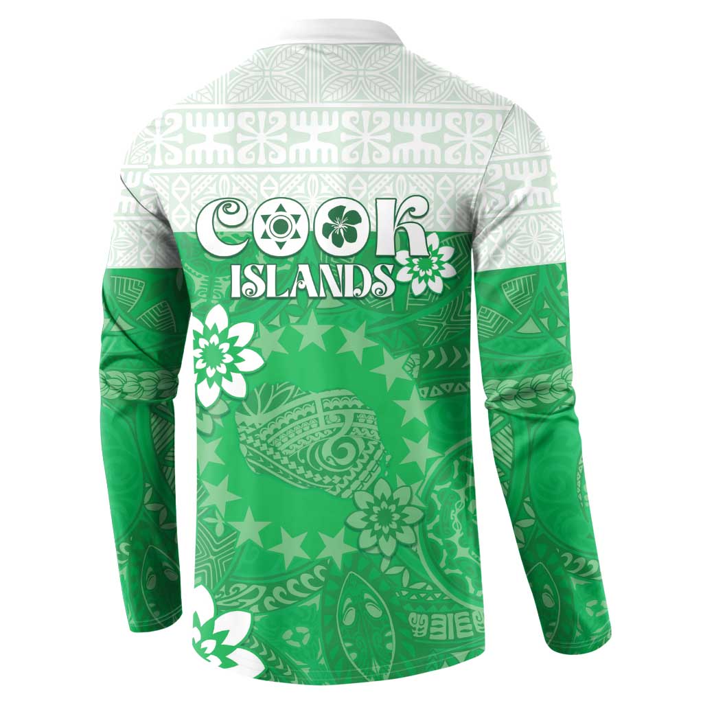 Cook Islands Maori Language Week Button Sweatshirt Pacific Tapa Pattern LT05 - Polynesian Pride