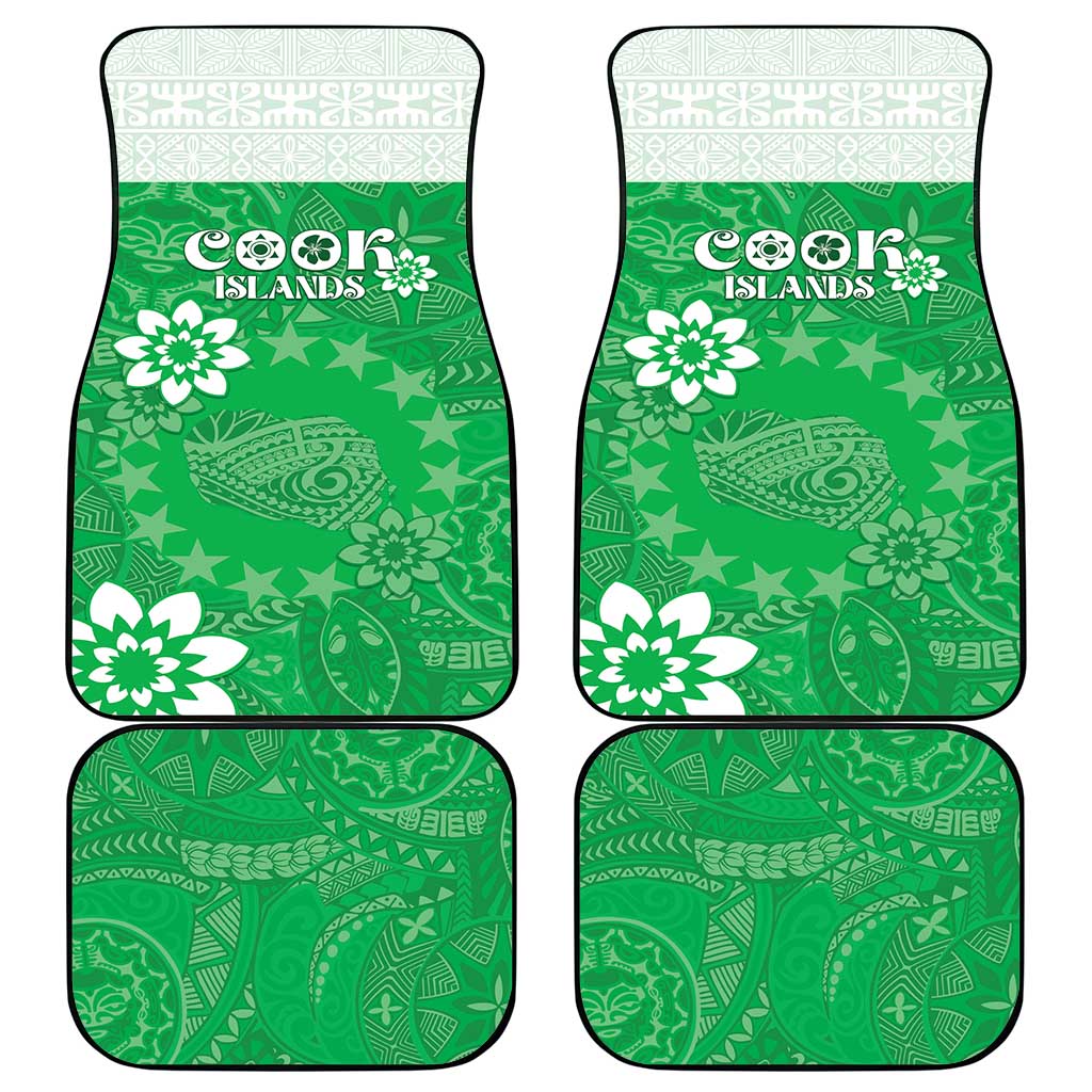 Cook Islands Maori Language Week Car Mats Pacific Tapa Pattern LT05 - Polynesian Pride