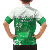 Cook Islands Maori Language Week Family Matching Puletasi and Hawaiian Shirt Pacific Tapa Pattern LT05 - Polynesian Pride