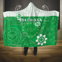 Cook Islands Maori Language Week Hooded Blanket Pacific Tapa Pattern LT05 - Polynesian Pride