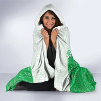 Cook Islands Maori Language Week Hooded Blanket Pacific Tapa Pattern LT05 - Polynesian Pride
