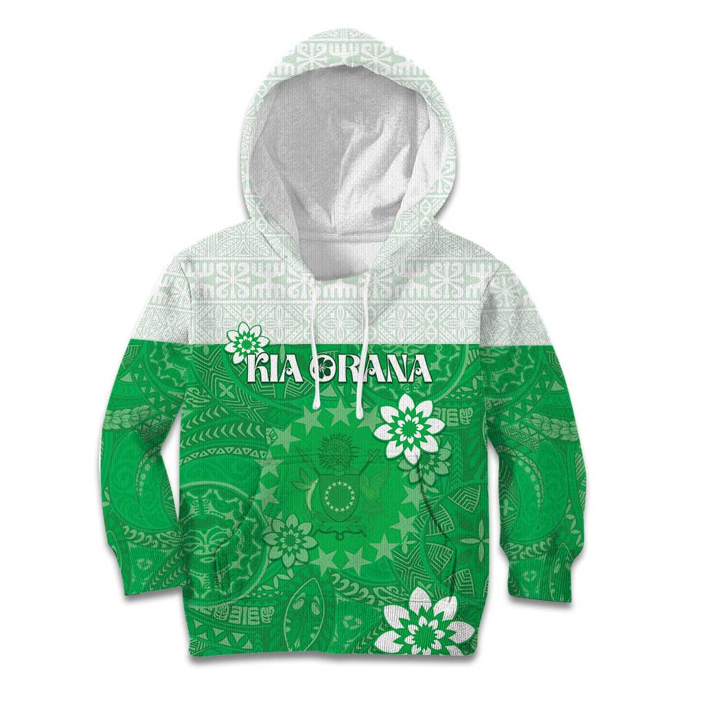 Cook Islands Maori Language Week Kid Hoodie Pacific Tapa Pattern