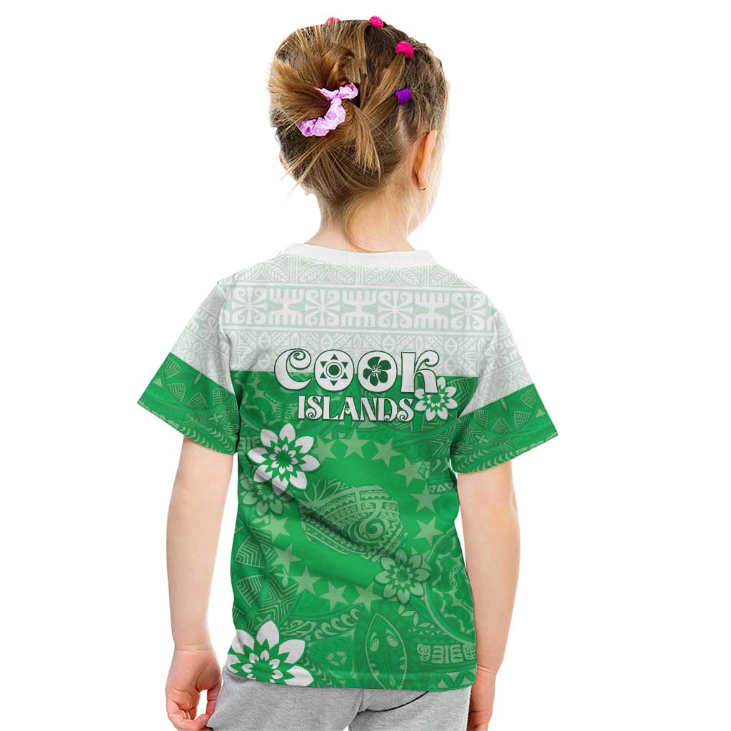 Cook Islands Maori Language Week Kid T Shirt Pacific Tapa Pattern