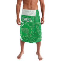 Cook Islands Maori Language Week Lavalava Pacific Tapa Pattern LT05 Green - Polynesian Pride