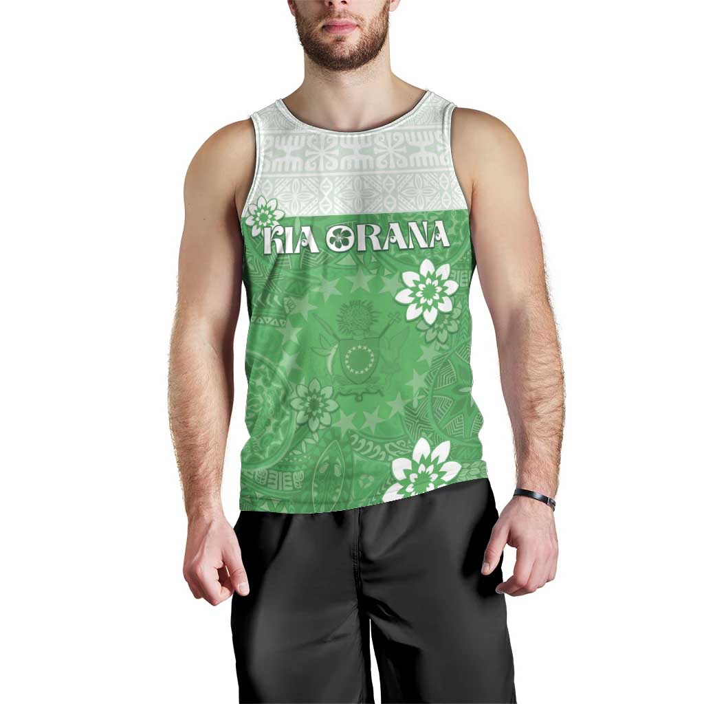 Cook Islands Maori Language Week Men Tank Top Pacific Tapa Pattern LT05 - Polynesian Pride