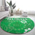 Cook Islands Maori Language Week Round Carpet Pacific Tapa Pattern