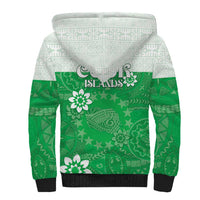 Cook Islands Maori Language Week Sherpa Hoodie Pacific Tapa Pattern LT05 - Polynesian Pride