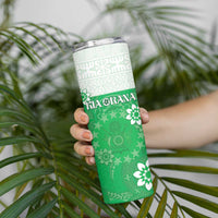 Cook Islands Maori Language Week Skinny Tumbler Pacific Tapa Pattern LT05 - Polynesian Pride