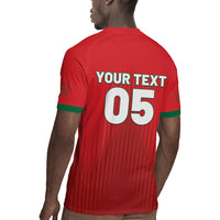 Custom Morocco Football 2026 Rugby Jersey Atlas Lions Breathtaking Victory Red Version