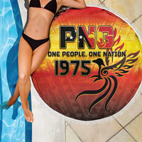 Papua New Guinea 50th Independence Day Beach Blanket One People One Nation One PNG LT05 - Polynesian Pride