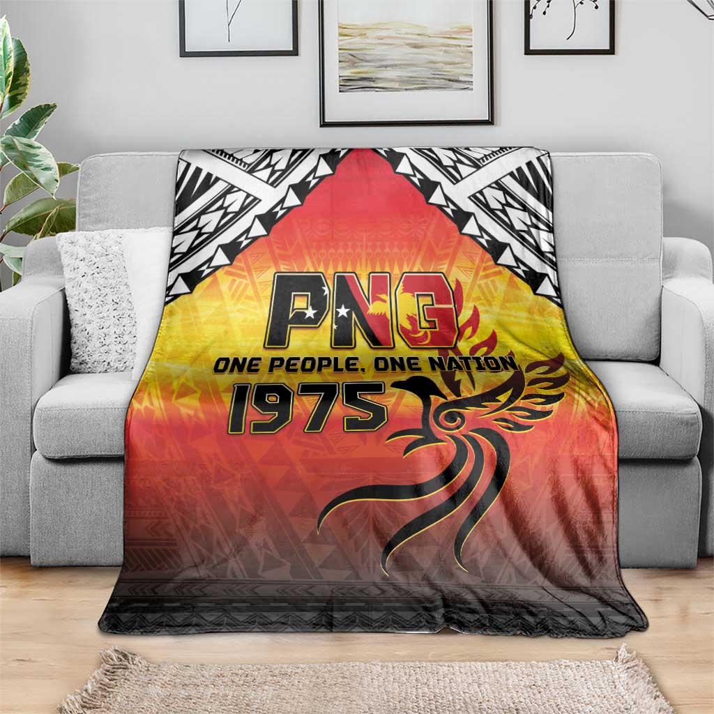 Papua New Guinea 50th Independence Day Blanket One People One Nation One PNG LT05 - Polynesian Pride