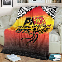Papua New Guinea 50th Independence Day Blanket One People One Nation One PNG LT05 - Polynesian Pride