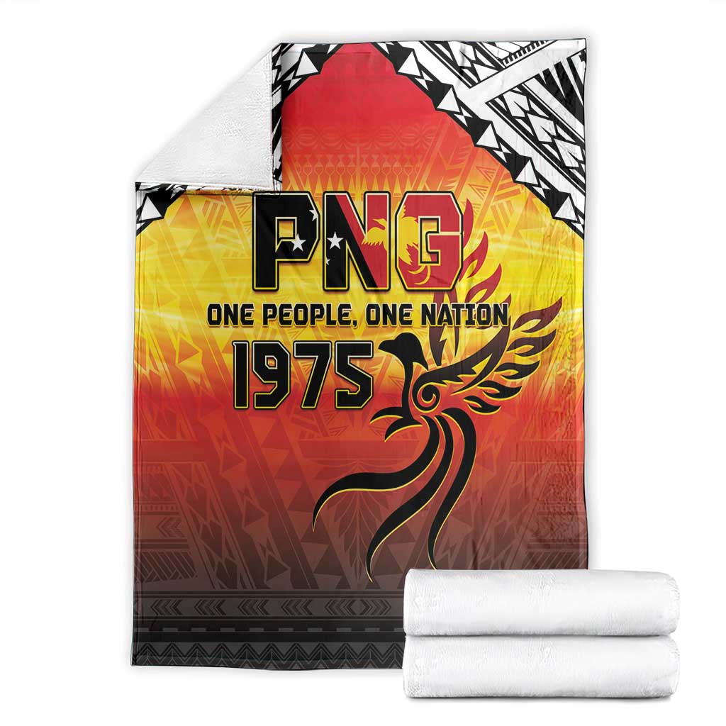 Papua New Guinea 50th Independence Day Blanket One People One Nation One PNG LT05 - Polynesian Pride
