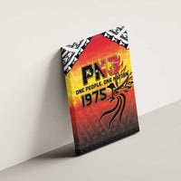 Papua New Guinea 50th Independence Day Canvas Wall Art One People One Nation One PNG LT05 - Polynesian Pride