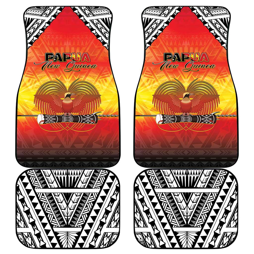 Papua New Guinea 50th Independence Day Car Mats One People One Nation One PNG LT05 - Polynesian Pride