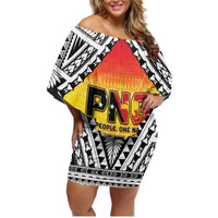 Papua New Guinea 49th Independence Day Family Matching Off Shoulder Short Dress and Hawaiian Shirt One People One Nation One PNG