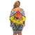 Papua New Guinea 49th Independence Day Family Matching Off Shoulder Short Dress and Hawaiian Shirt One People One Nation One PNG