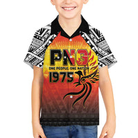 Papua New Guinea 49th Independence Day Family Matching Puletasi and Hawaiian Shirt One People One Nation One PNG