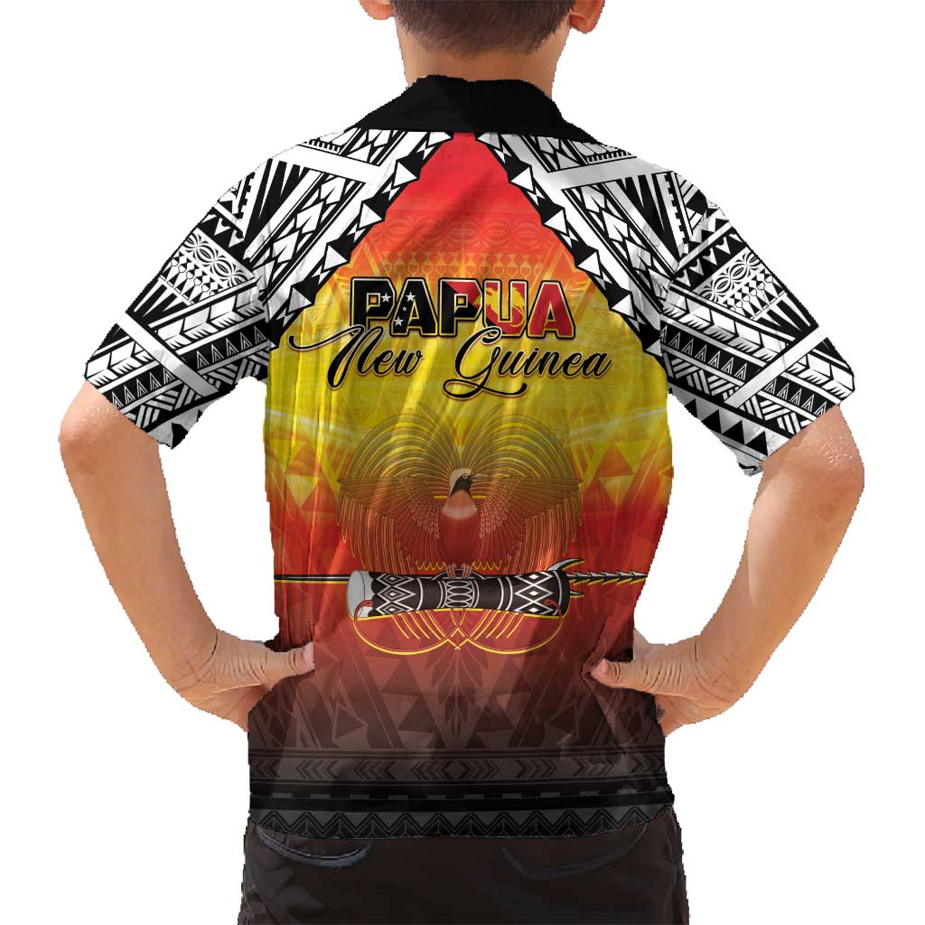 Papua New Guinea 49th Independence Day Family Matching Tank Maxi Dress and Hawaiian Shirt One People One Nation One PNG