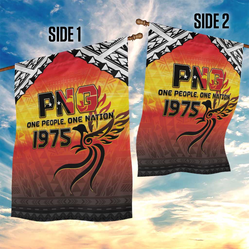 Papua New Guinea 50th Independence Day Garden Flag One People One Nation One PNG LT05 - Polynesian Pride