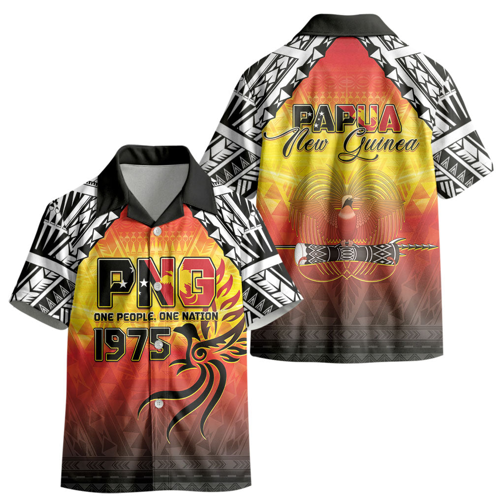 Papua New Guinea Independence Day Kid Hawaiian Shirt One People One Nation One PNG LT05 - Polynesian Pride